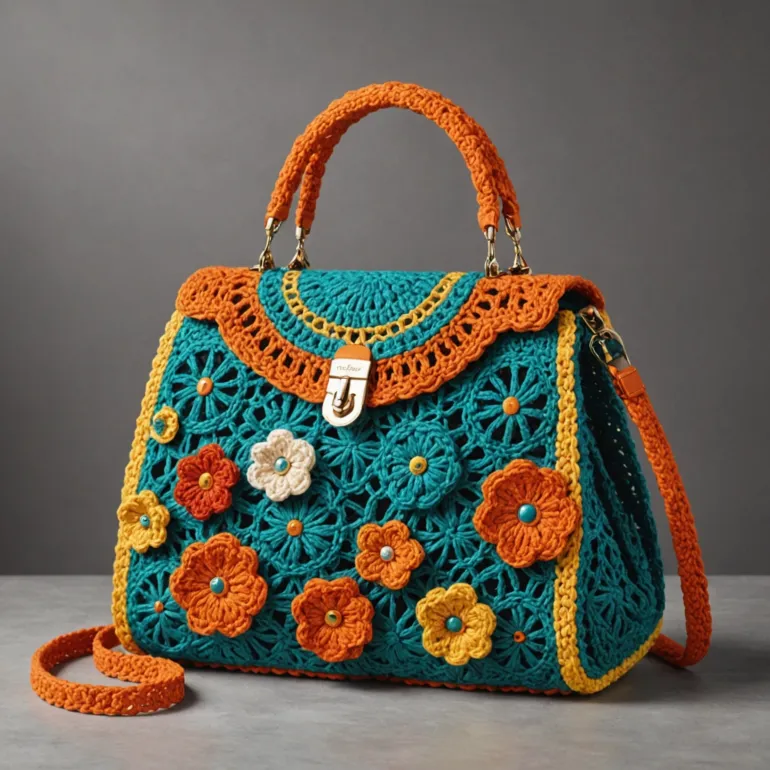 Оригинальные вязаные сумки крючком: Схемы и идеи для творческих рукодельниц