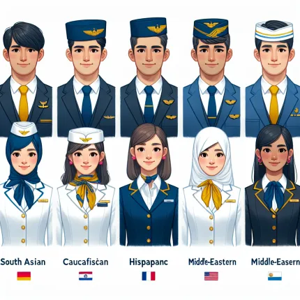 Форма стюардесс разных авиакомпаний: стиль, традиции и инновации